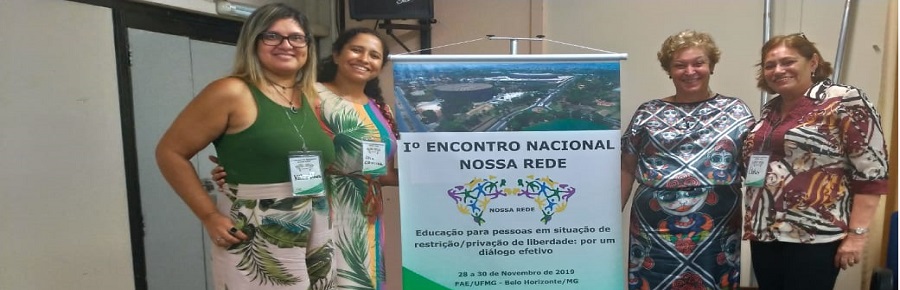 EduCárceres marcando presença no 1º Encontro Nacional da Nossa Rede